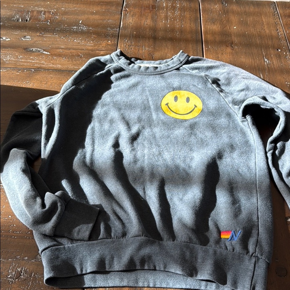 Dark grey Aviator Nation sweatshirt